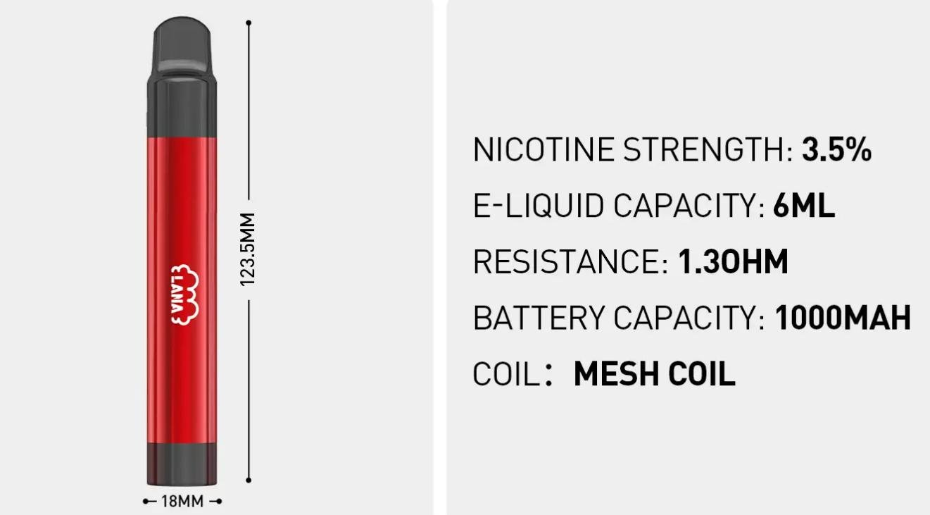 LANA一次性電子煙 LANA一次性2000口 台灣現貨 新北發貨 當天出貨:圖片 4