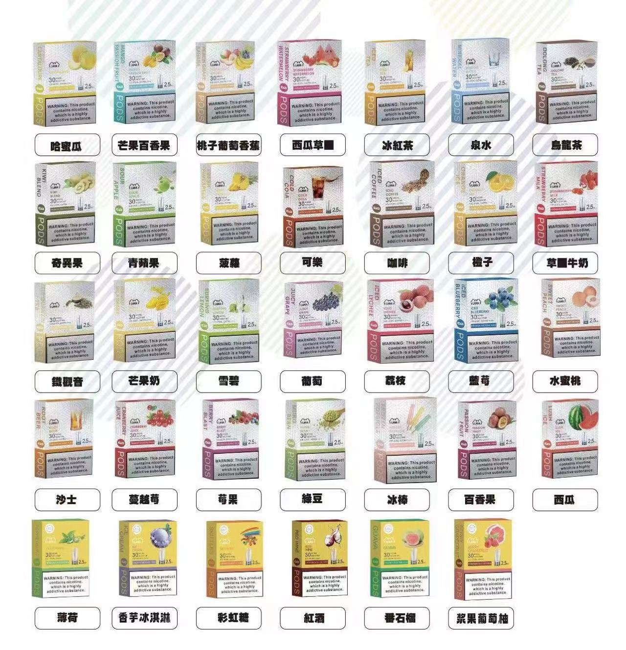 LANA煙彈 LANA電子煙 台灣現貨 當天出貨 711貨到付款